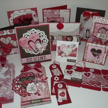 Valentines Day cards &amp; tags