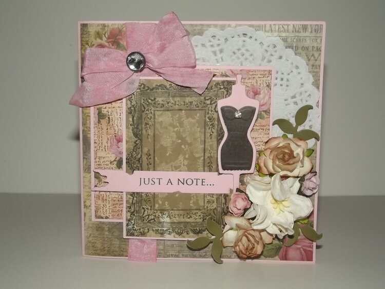 &quot;Just a note&quot; Card