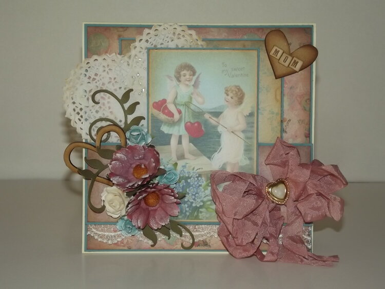 Vintage Amour Valentine&#039;s Day Card