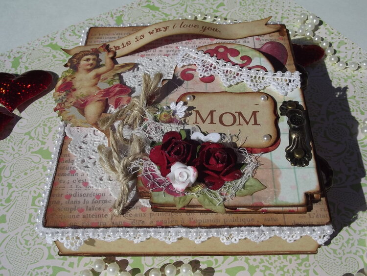 Valentine&#039;s Day Matchbox Drawers with Book (top)