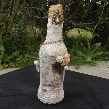 Textured Altered Bottle