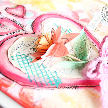 Mixed Media Canvas, designed for Pink Paislee