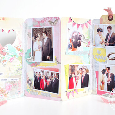 mini album &quot;wedding&quot; designed for Pink Paislee