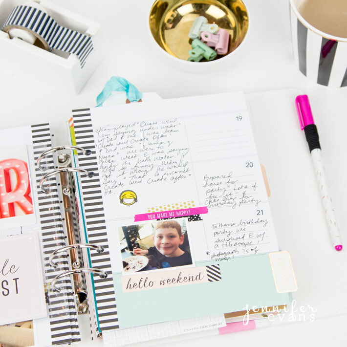 Memory Planner Pages