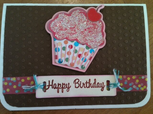 Cricut Cupcake Card
