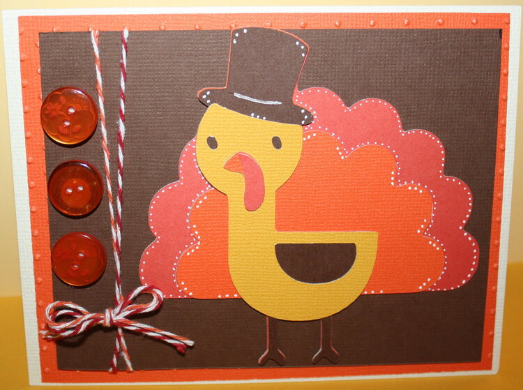 Turkey Thanksgiving Card