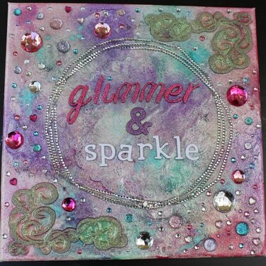Glimmer &amp; Sparkle Inspiration Canvas