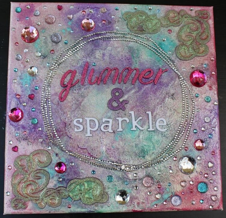 Glimmer &amp; Sparkle Inspiration Canvas