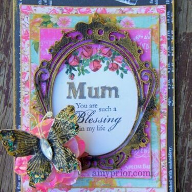 Mum You Are Such a Blessing Card by Amy Prior