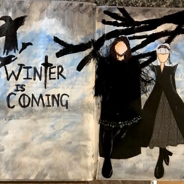 Art Journal page - Game of thrones