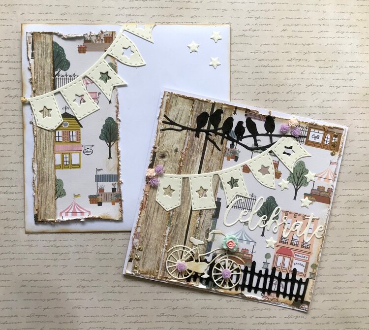Shabby Chic Banner Card