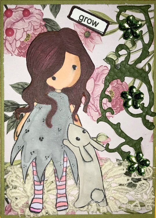 Gorjuss girl Spring ATC