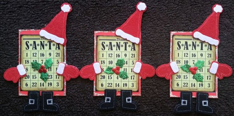 I can&#039;t live without ........Santa ATCs