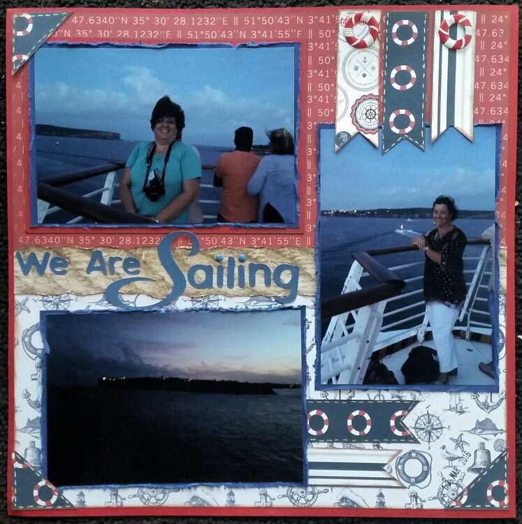 We are sailing