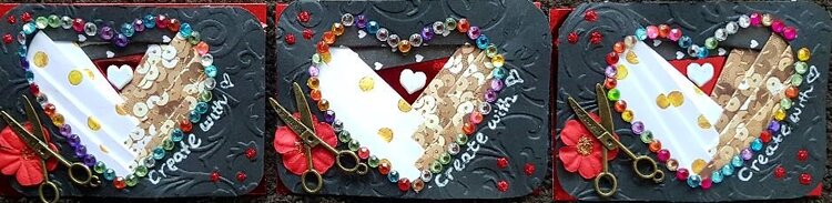 Create with Heart ATCs