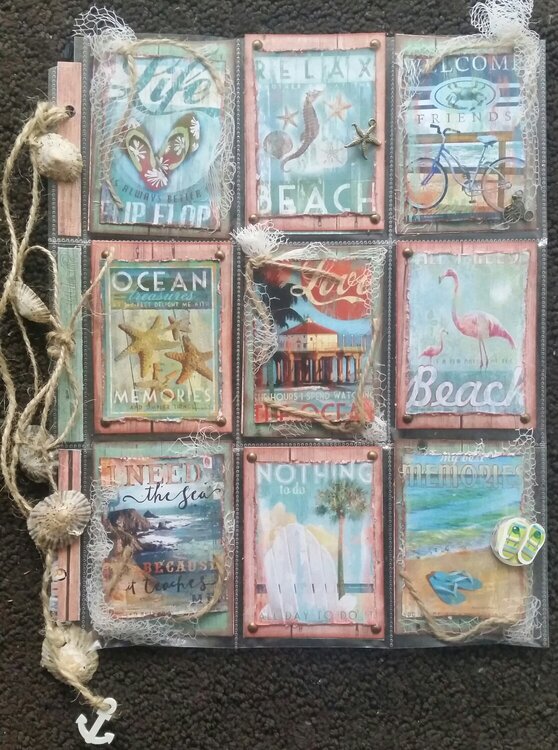Rustic Beach Pocket Letter - Front
