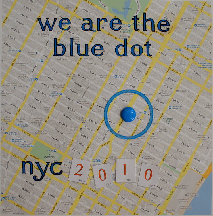 we are the blue dot
