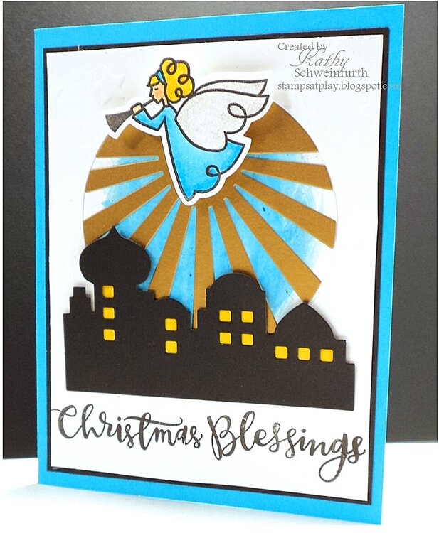 Paper Smooches Christmas Blessing Angel