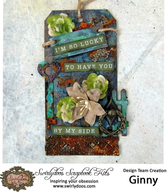 Altered Tag **Swirlydoos August &#039;Tranquillity&#039; Kit**