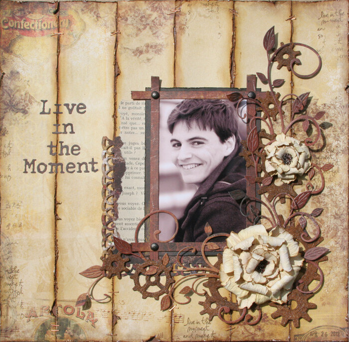 Live in the Moment - June SwirlyHues Challenge