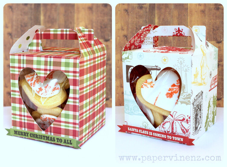 Gift Boxes and Cookie Tutorial