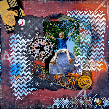On Top of the World: Punky Scraps Challenge 55 &amp; ~Scraps of Darkness