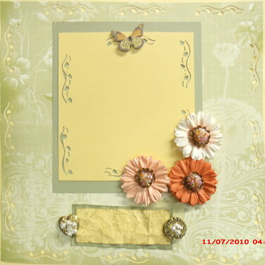 Beautiful Butterfly 12x12 layout