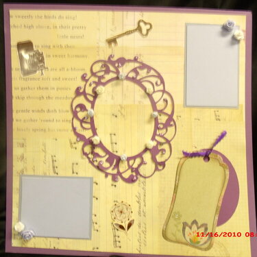 Purple Passion premade 12x12 pages