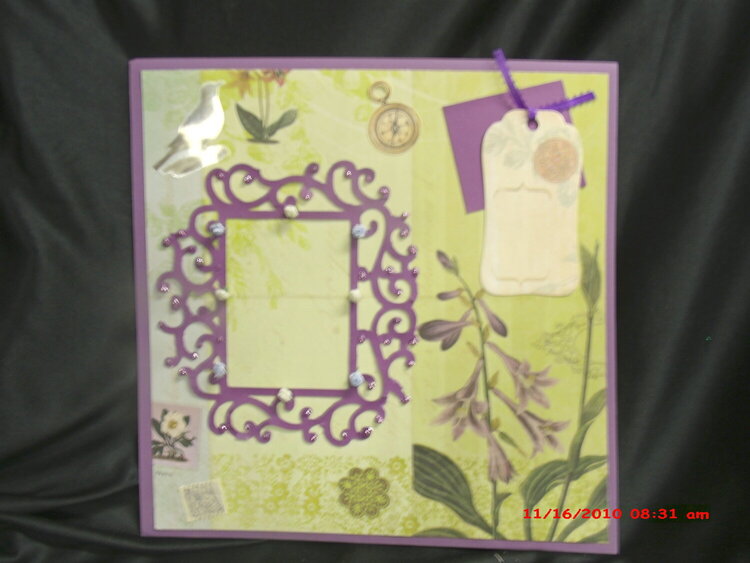 Purple Passion premade 12x12 pages