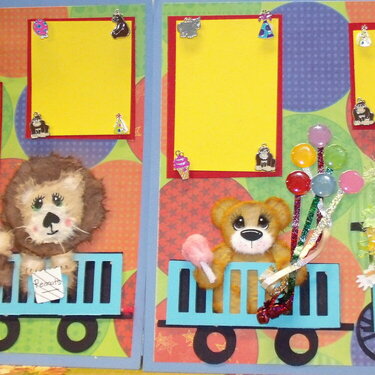 Tare Animal Circus train 12x12 pages