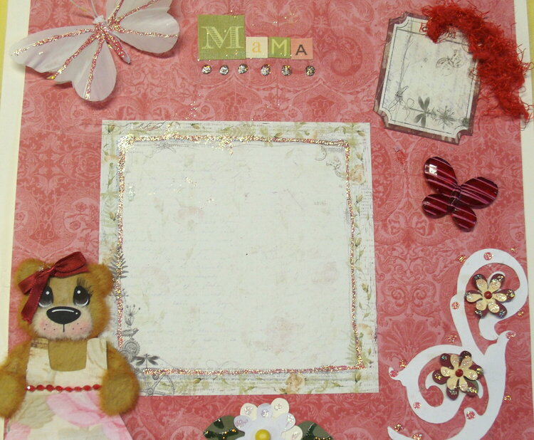 Tare Bear pink 12x12 pages