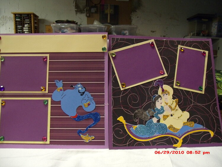 Disney Aladin Make a Wish pages