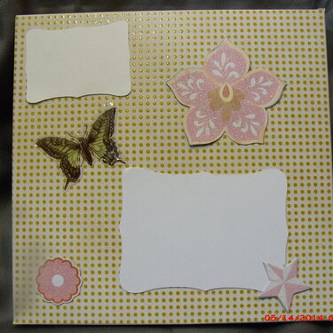 lace pink butterfly card and envelope box