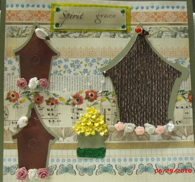 tweet home bird house 12x12 pages