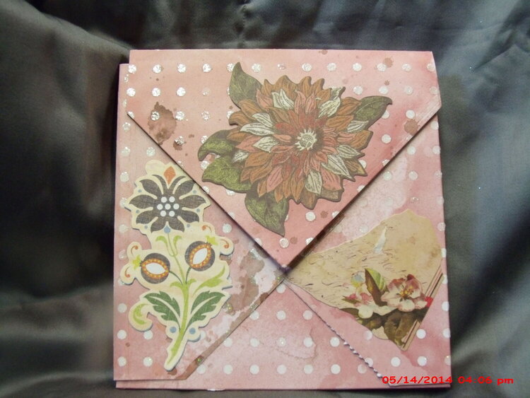 Spring lace butterfly card and envelope box