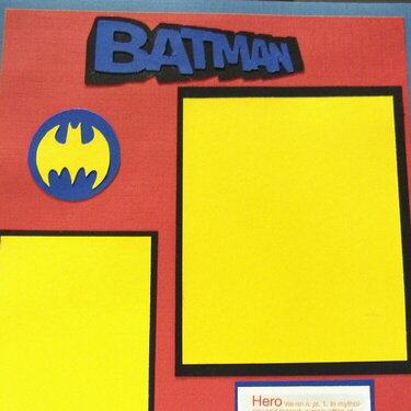 Disney Batman Our Little Super Hero pages