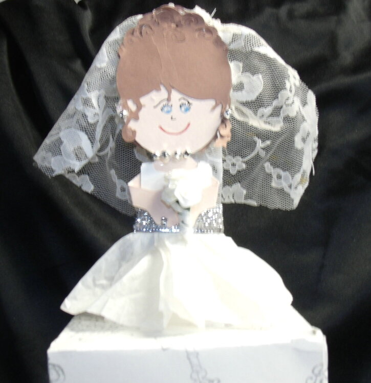 Bridal Shower cardstock cake