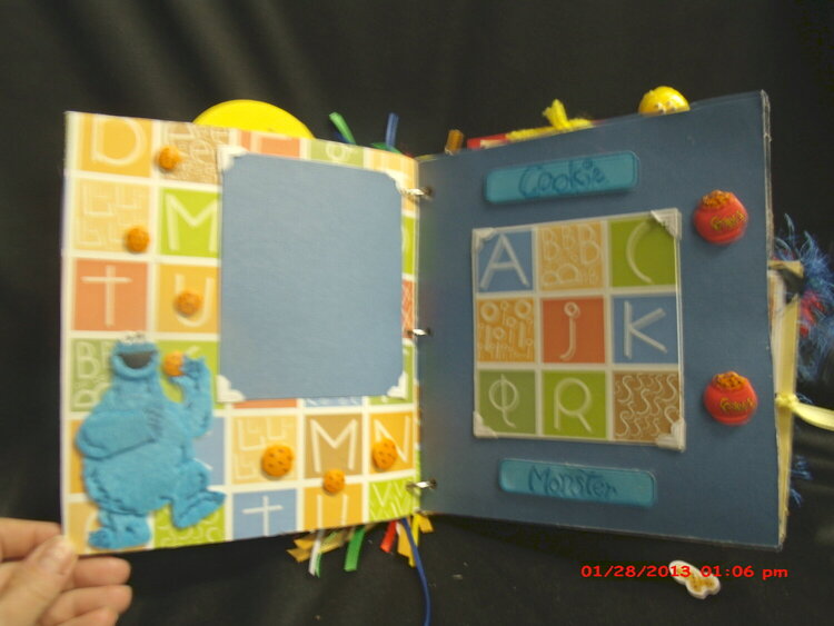 Sesame Street paperbag mini album 8x8