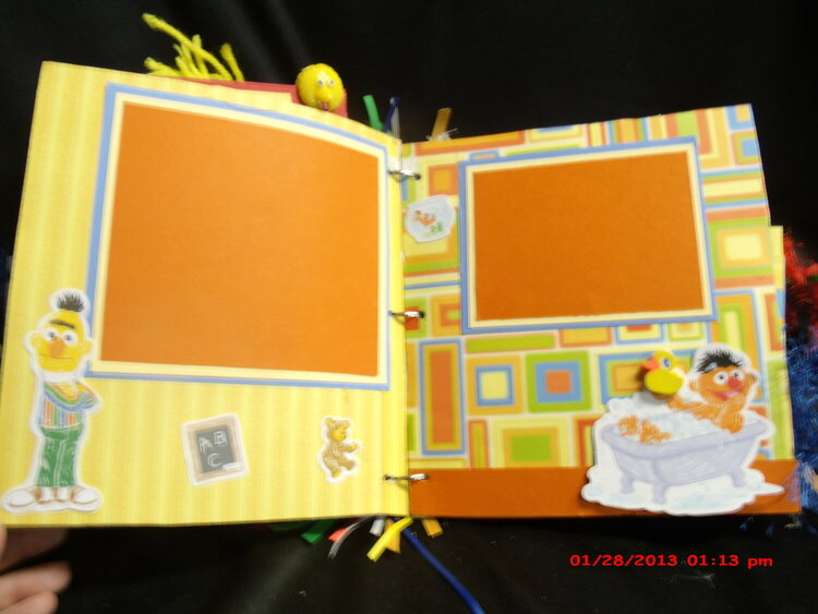 Sesame Street paperbag mini album 8x8