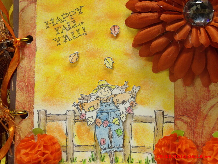 Happy Fall Y&quot;All mini scrapbook