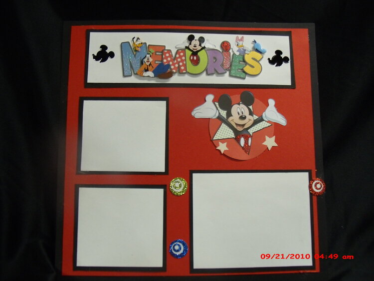 Disney Mickey Mouse pages 12x12