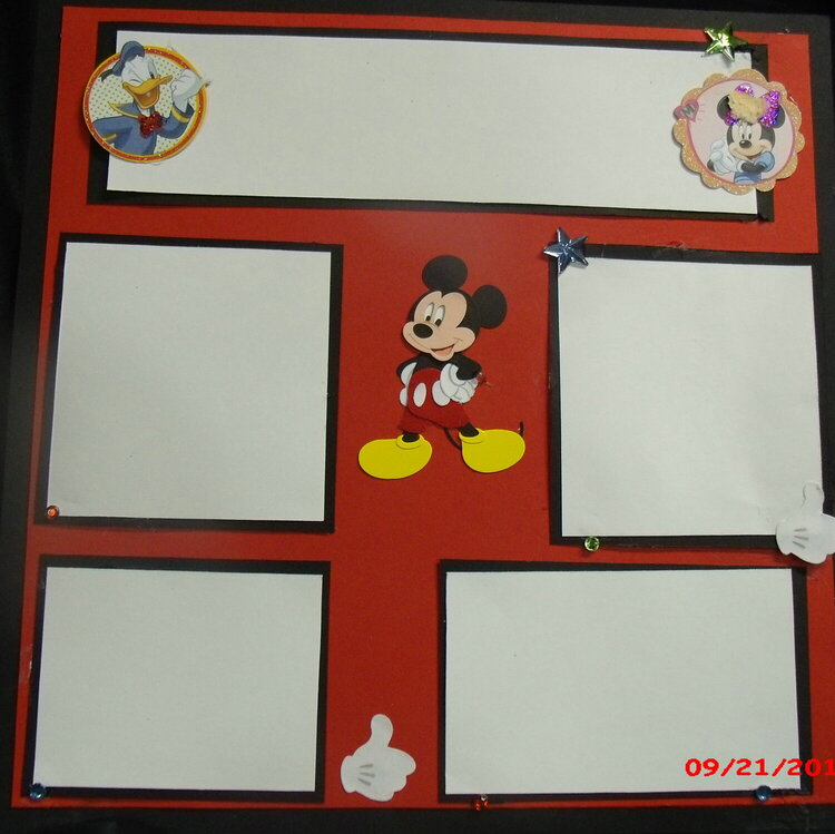 Disney Mickey Mouse pages 12x12