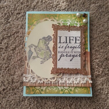 Life and Frog Card