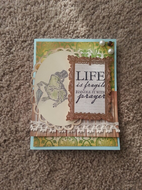Life and Frog Card