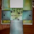 Miss you- Waterfall card