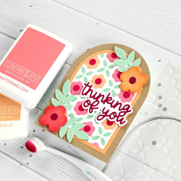 Thinking of You Arched Card