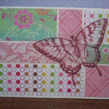 Fluttered Butterfly Card
