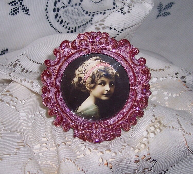 Little Victorian Beauty**Altered Frame