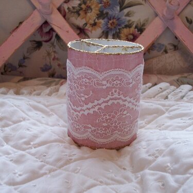 Shabby Chic**Altered Pencil Holder