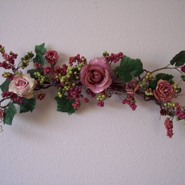 Romantic Chic**Altered Berry Wall Decor